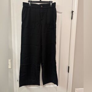 LOFT Black Wide-Leg Women's Pants